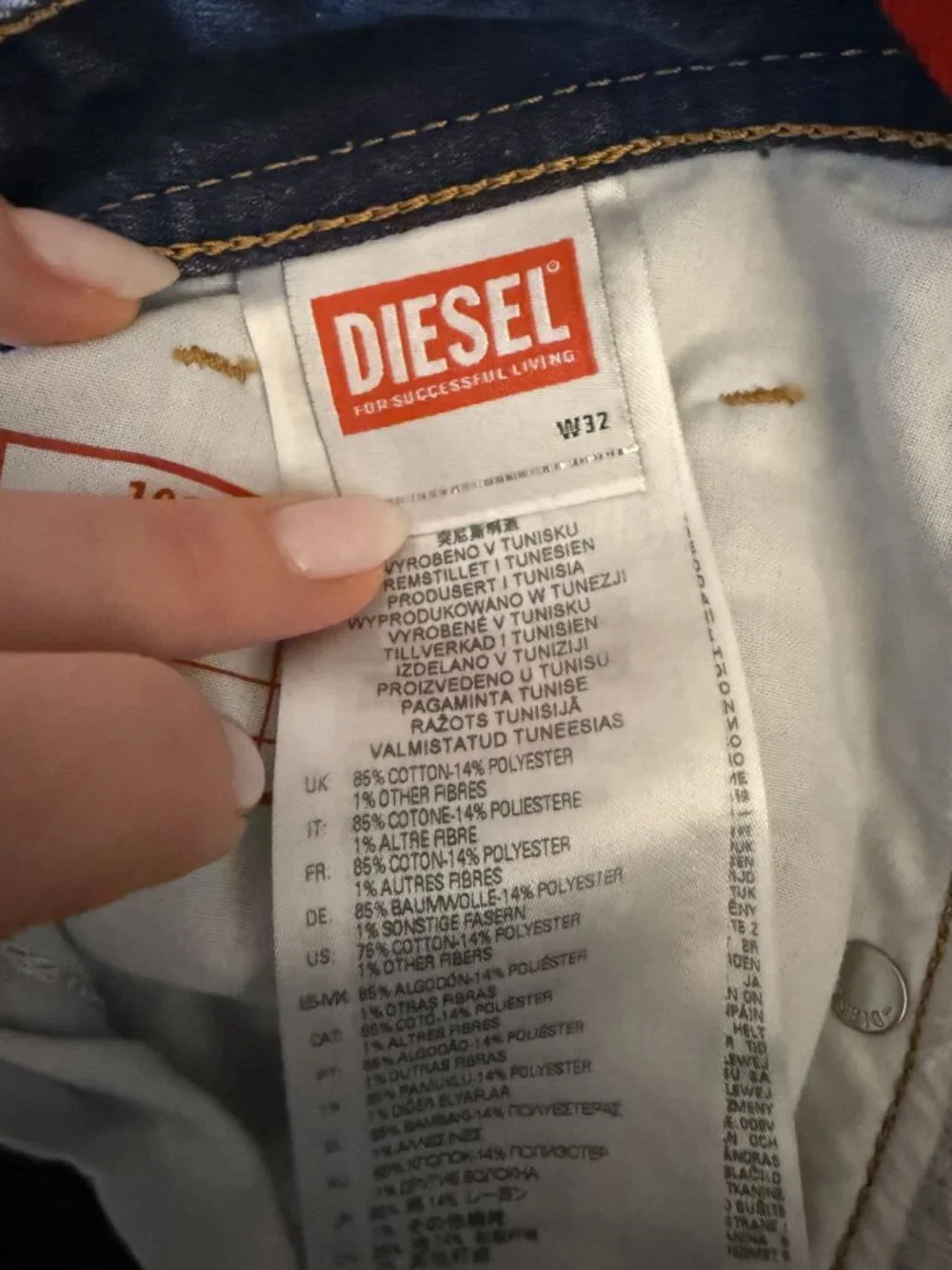 NWT Diesel Women's Blue Denim Jean s1969 D-Ebbey Bootcup Size 32 $375 [jb] - Picture 10 of 10